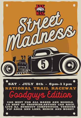 Jax Wax Street Madness This Saturday Night!